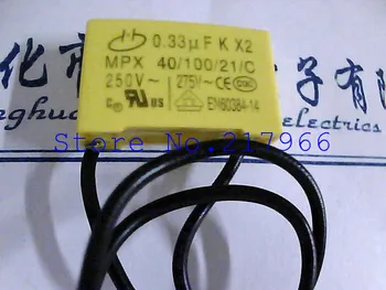 50KS X ,Arima 0.33 uF K X2 MPX 40/100/21/C 275V 2soft drát bezpečnostní kondenzátory