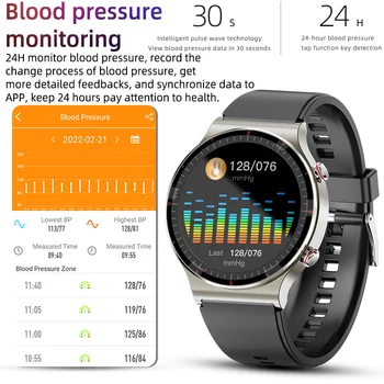 Nové Lékařské Stupně EKG, PPG Chytré Hodinky Muži Tělesné Teploty Infračervený Krve Kyslík, Spánek Monitor, Sportovní Smartwatch IP67 Vodotěsné 4