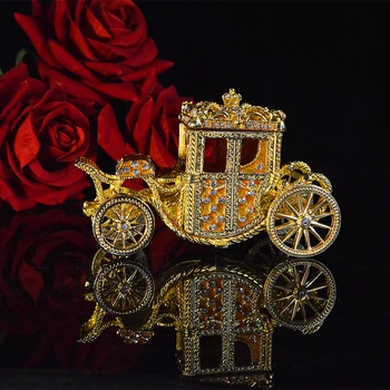 QIFU Nové Přijet Vysoce Kvalitní Královský Kočár Kolekce Domů Šperky Box Dekor Dárky