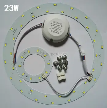 23W LED AC85v-265V PANEL Kruh Světlo SMD 5730 LED Kulaté Stropní deska kruhová lampa rady pro Jídelně lampy