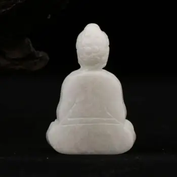 Čínské Jade Ručně Vyřezávané Sochy Buddhy,jemné Socha Šákjamuniho 1