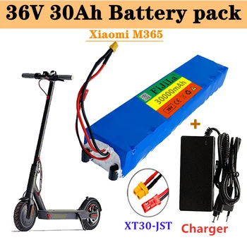 36V 30Ah 18650 lithium baterie 10S3P 30000mah 250W-500W Stejný port 42V Elektrický Skútr M365 ebike Baterie s BMS 0