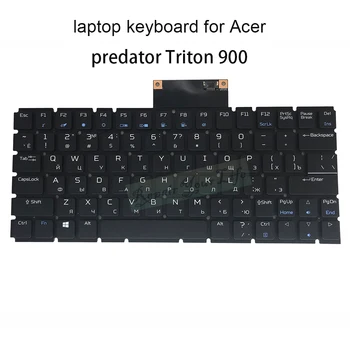 Náhradní klávesnice pro Acer predator Triton 900 RU ruský černá podsvícená klávesnice světlo MS3P P71BRL původní nový výpis