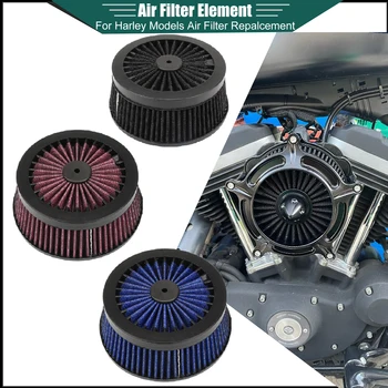 Vzduchový Filtr Core Motocyklu Čistič Vzduchu Sací Náhradní Prvek pro Harley Touring Road King Dyna Softail Sportster XL883 1200