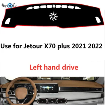 Taijs Levé Ruce Řídit Auto Kryt Palubní desky Dash Mat-Podložka pro Jetour X70 Plus 2021 2022 2023 Pěkné Řezání Velikost Dobré Prodejní Pad