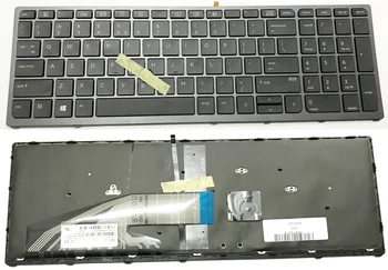 NOVÝ Notebook US Klávesnice pro HP Zbook 15 G3 17 G3 notebook, Podsvícená Klávesnice