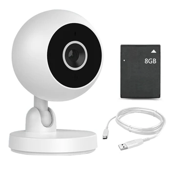 Vnitřní Bezpečnostní Kamera 1080p Wi-fi 360° Domov Cam Noc 2-Way Lidské Detekci Pohybu Sledovat Místní Cloud Storage