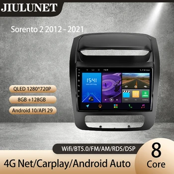 JIULUNET Pro Kia Sorento 2 II XM 2012 - 2021 Carplay Ai Hlas autorádio 4G Net Multimediální Video Přehrávač, GPS Navigace Android