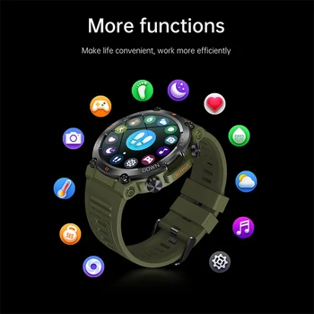 K56 Pro Smart Hodinky pro Muže, Ženy, Sport Bluetooth 400mAh Dlouhá Pohotovostní 1.39 Palce 360*360 HD Displej Venku Smartwatch 3