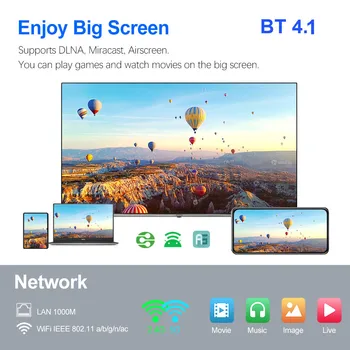 Woopker TOX3 Smart TV Box Android 11.0 4GB 32GB Amlogic S905X4 4K Media Player Wifi 1000M Podpora Dolby Atmos Audio Set Top Box 3
