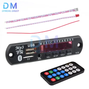 9V 12V Auto MP3 WMA Decoder Board Audio MP3 Přehrávač, USB, TF FM Rádio Modul Bezdrátové Bluetooth 5.0 Decoder Board