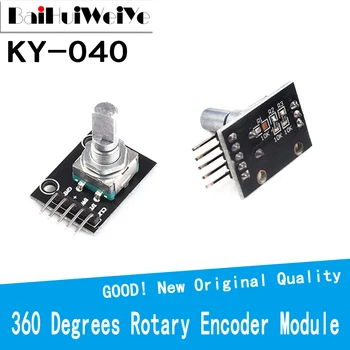KY-040 360 Stupňů Rotační Snímače Modul Pro Arduino Cihla Spínač Snímače Rozvoj S Kolíky KY040 NOVÉ