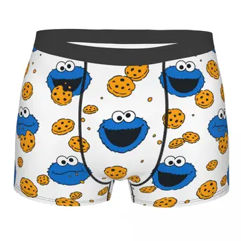 Muži Cookie Monster Vtipné Spodní Prádlo Boxerky Kalhotky Homme Měkké Slipy