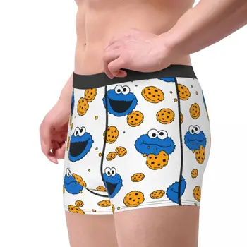 Muži Cookie Monster Vtipné Spodní Prádlo Boxerky Kalhotky Homme Měkké Slipy 1