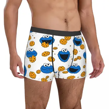 Muži Cookie Monster Vtipné Spodní Prádlo Boxerky Kalhotky Homme Měkké Slipy 2