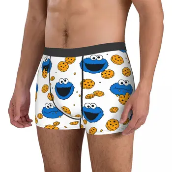 Muži Cookie Monster Vtipné Spodní Prádlo Boxerky Kalhotky Homme Měkké Slipy 3