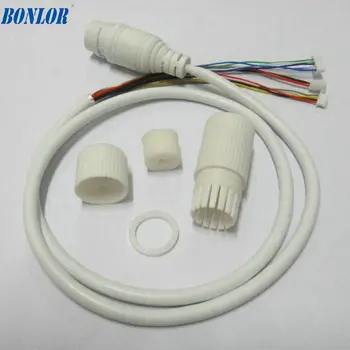 (10PCS) Vodotěsné POE LAN kabel pro CCTV IP kamera desky modul s vodotěsný konektor, Single status LED Doprava Zdarma
