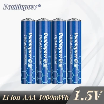 AAA, 10440 1,5 V USB Dobíjecí Baterie Lithiová Baterie 1000mWh Přenosná Nabíječka LI-ION Bezdrátové Myši s Vysokou Kapacitou 0