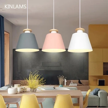 Dekorativní LED Lustr, Závěsné svítidlo Svítidla Moderní Závěsná Lampa Nordic Kuchyně, Obývací Pokoj, Dřevěné Ložnice Světlo