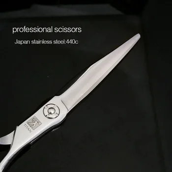 TITAN kadeřnictví nůžky kadeřnické produkty Profesionální kadeřnické nůžky na Vlasy řezací nástroj Salon barber nůžky 1