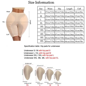Crossdresser Čalouněný Shaper Butt Lifter Kalhotky Ženy Hip Enhancer spodní Prádlo Kalhotky Push-Up Kalhotky pro Shemale Transsexuálové 5