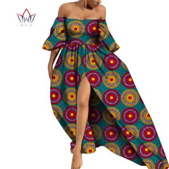 BintaRealWax Africké Oblečení pro Ženy Dashiki-Off Rameno Styl Šaty Plus Velikosti 7XL Afrika Tradiční Oblečení WY10007