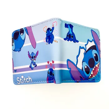 Peněženka Disney Lilo & Stitch Steh pánská Peněženka Anime Kreslené Teen Peněženka Roztomilé Peněženku Ženy Módní Peněženka Muži Snadné Přenášení 2