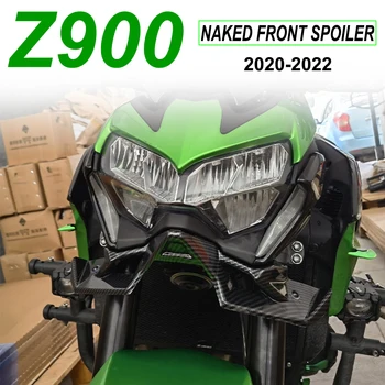 2021 2022 Nové Přední Přítlak Spoilery Pro Kawasaki Z900 Přítlak Nahý Čelní Spoilery Z 900 Příslušenství Uhlíkové Vlákno 2020