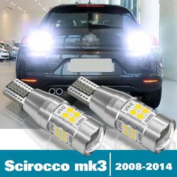 2ks LED Reverzní Světla Pro VW Volkswagen Scirocco mk3 Doplňky 2008 2009 2010 2011 2012 2013 2014 Zálohovat Lampa