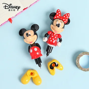 Disney Princess Mickey Minnie Rollerball Pera Školní Potřeby 3d kuličkové Pero Novinka Pera 0,5 mm Pera Pro Psaní Dítě Dárky