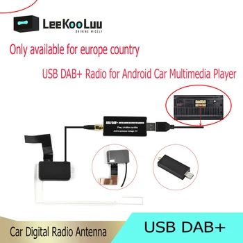 LeeKooLuu DAB/DAB+ Antény Sklo Montážní Příjem Signálu v Evropě DAB-DAB+ Přijímač Signálu pro Android Auto Rádio