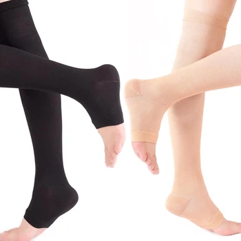 Tlak Žíly A Punčochy Na Křečové Žíly Ženy Punčochy Kompresní Ponožky Hubnutí Nohy Nad Kolena Vysoké Ponožky 1