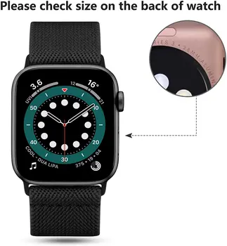 Gumička Popruh pro Apple watch band 40 mm 44 mm 41 mm 45 mm 38 mm 42 mm 49mm Elastický Nylon náramek iWatch series 3 4 6 se 7 8 Ultra 1