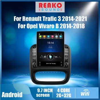 Pro Renault Trafic 2014-2021 Pro Opel Vivaro B 2014-2018 2 Din 9.7