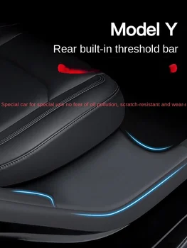 Dekorativní doplňky pro 2021-2022 Tesla Model Y zadní vestavěný práh dveří baru pod sedadlo rohu protector
