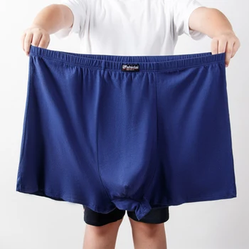 Plus Velikost Pánské Boxerky Měkké Bavlněné Spodní Prádlo U Konvexní Pouzdro Kalhotky Přes Velikost Muž Prodyšné Kalhotky Boxer Kufry