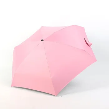 Mini Kapesní Deštník S Plochou Lehký Deštník Slunečník Skládací Slunečník Mini Deštník Sun Vhodné Pro Cestování Nové 5