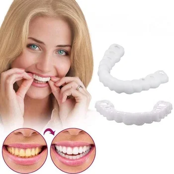 Horní a Dolní Zuby, Rovnátka, Bělení Kryt Zuby Fazety Bělení Pohodlné, ekologicky šetrné Simulovaných zubů rovnátka