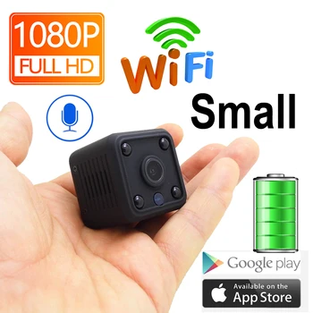 JIENUO 1080P Mini WiFi Kamera Ip Kamera Baterie IpCam Cctv Bezdrátové Bezpečnostní Dohled HD Mikro Kamera Noční Vidění Domácí Sledování