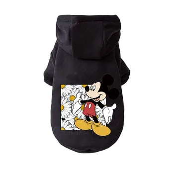 Nové Disney Psy Mikiny Mickey Minnie Psi Oblečení Yorkshire Štěně Malé A Střední Psy Mikina Francouzský Buldoček Ropa Perro 4