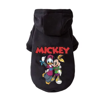 Nové Disney Psy Mikiny Mickey Minnie Psi Oblečení Yorkshire Štěně Malé A Střední Psy Mikina Francouzský Buldoček Ropa Perro 5