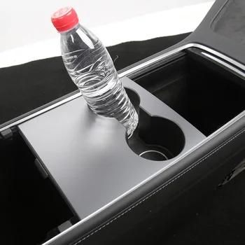Auto Držák Auto Seat Gap Vody Pít Šálek TPE Interiéru Vozu Středové Konzole Držák nápojů Vložka pro Tesla Model 3 Model Y 2021 3