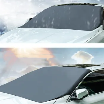Automobil Magnetické Sluneční Clony Kryt Přední Sklo Auta, Sníh A Sluneční Clonou Nepromokavý Chránič Kryt Auto Přední Čelní Sklo Kryt