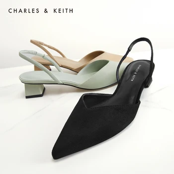 CHARLES a KEITHNew Příjezdu pro Spring2021CK1-60580194 dámy špičaté toe střední podpatek boty