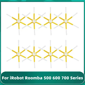 6-ozbrojené Boční Rotace Hrany Kartáč Pro iRobot Roomba 500 505 510 520 600 605 610 614 700 760 Série Náhradní Náhradní Díl Příslušenství
