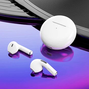 Originální Vzduchu Pro 6 TWS Bezdrátová Sluchátka Bluetooth 5.0 Dual Stereo Redukce Šumu Bass Pro Xiaomi, Lenovo, Apple iPhone Sluchátka