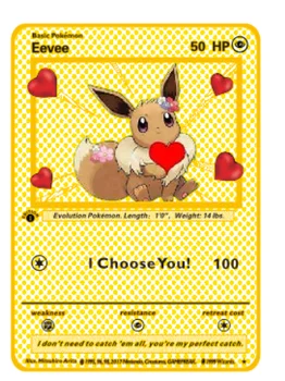 Anime Pokemon Gold Card Pikachu Eevee 60Hp jsem si Vás Zlaté Kovové Karetní Hra Kolekce Hraček Dárek pro Děti 1