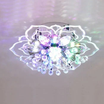 Kreativní Moderní LED Lustr pro Obývací Pokoj Crystal Stropní Lustr do Ložnice Moderní Lustry Světla Led Světlo Lesk 1
