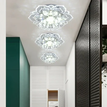 Kreativní Moderní LED Lustr pro Obývací Pokoj Crystal Stropní Lustr do Ložnice Moderní Lustry Světla Led Světlo Lesk 4