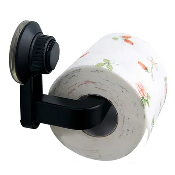 Držák toaletního Papíru Super Skladování Přísavky Držák na Zeď Odnímatelný Stojan Domácí Kuchyně Koupelna Wc Papíru Příslušenství xqmg 1